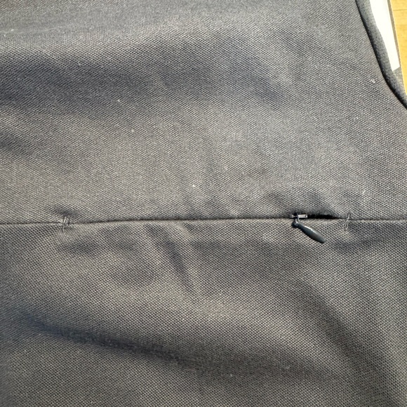 adidas 3-Stripes Primegreen S/S Dress Black White Size M Pockets Golf Tennis - Picture 6 of 12